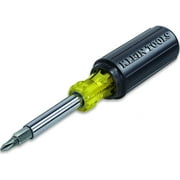 Klein Tools 32500 11-in-1 Screwdriver / Nut Driver Set, 8 Bits (Phillips, Slotted, Torx, Square), 3 Nut Driver Sizes, Cushion Grip Handle